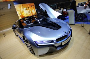Die Frontpartie des BMW i8 Concept