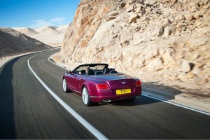 Die Heckpartie des Bentley Continental GT Speed Convertible