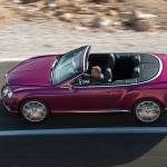 Der neue Bentley Continental GT Speed Convertible aus der Vogelperspektive
