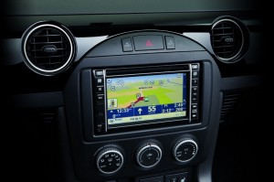 Das Display des Tom Tom Navigationssystems im MX-5 Hamaki