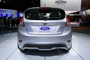 Der neue Ford Fiesta ST in der Heckansicht