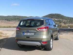 Die zweite Generation des Ford Kuga in der Heckansicht