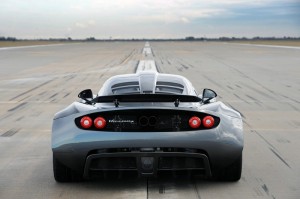 Hennessey Venom GT in der Heckansicht