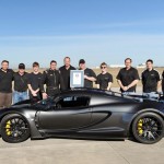 Hennessey Venom GT mit dem Rekordfahrer und Team