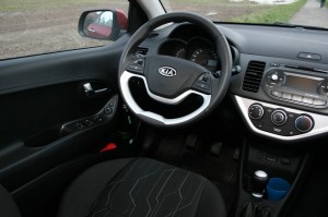 Der Innenraum des Kia Picanto in der Ausstattung Spirit