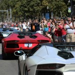 Die Lamborghini-Parade in Miami (USA)