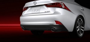 Die Heckschürze des Lexus IS 250 F-Sport 2013