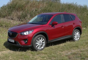 Mazda CX-5 in der Front- Seitenansicht