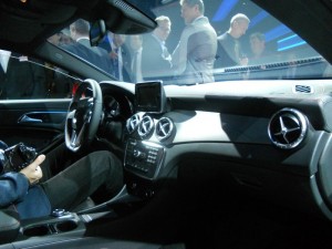 Der Innenraum des Mercedes-Benz CLA