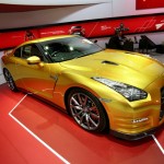 Nissan Usain Bolt Gold GT-R Limited Edition auf der Detroit Motor Show 2013