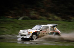 Peugeot 205 Turbo 16 von Michèle Mouton im Jahr 1986