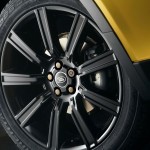 Die Felgen des Range Rover Evoque Yellow Edition