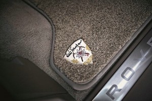 die Teppichmatten der Range Rover Sport Luis Trenker Fashion Edition