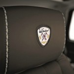 Die Kopfstützen der Range Rover Sport Luis Trenker Fashion Edition