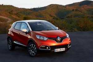 Die Frontansicht des Renault Captur