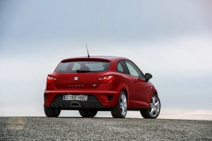 Die Heckpartie des Seat Ibiza Cupra 2013