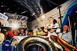 Mit Peugeot gewann Michèle Mouton 1986 die Deutsche Rallye-Meisterschaft.