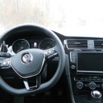 Das Cockpit des VW Golf 4Motion