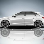 Die Seitenpartie des Abt Audi AS3 Sportback