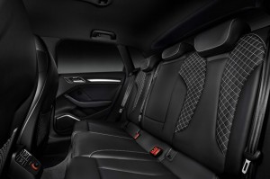 Das Fond des Audi S3 Sportback mit Ledersitzen