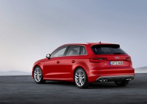 Der neue Audi S3 Sportback in der Heckansicht