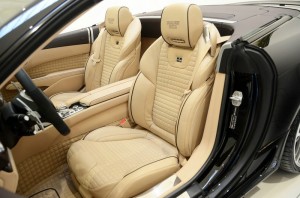 Der Innenraum des Brabus 800 Roadster Ledersitze