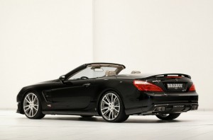 Brabus 800 Roadster in der Heckansicht