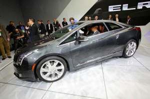 Der Cadillac ELR auf einer Automesse im Jahre 2012