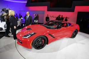 Roter Chevrolet Corvette C7 - Dieser Sportler wird in Genf zu sehen sein
