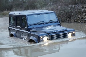 So kennt man ihn, den Land Rover Electric Defender