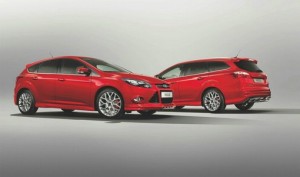 Ford Focus Ecoboost S in der Farbe Race-Rot