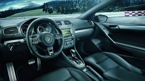 Lederausstattung im VW Golf R Cabriolet