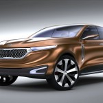 Die Kia Studie Cross GT in der Frontansicht