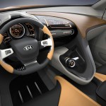 Das Cockpit der Kia Studie Cross GT