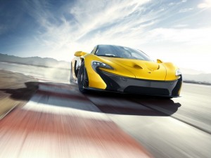 Die Frontansicht des McLaren P1