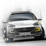 Opel Adam Rocks Conzept in der Frontansicht