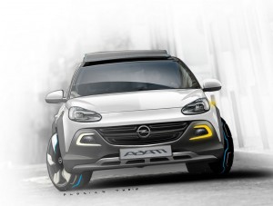 Opel Adam Rocks Conzept in der Frontansicht