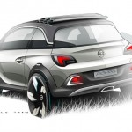 Opel Adam Rocks Conzept in der Heckansicht