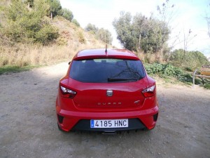 Die Rückleuchten des Seat Ibiza Cupra - Heckpartie
