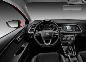 Das Cockpit des neuen Seat Leon als Ecomotive 1.4 TSI