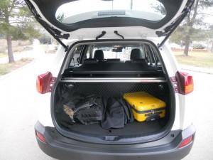 Der Gepäckraum des Toyota RAV4 4. Generation