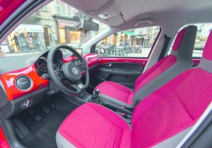 Das Interieur des Volkswagen Cross Up
