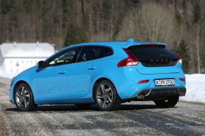 Das Exterieur des Volvo V40 R-Design 2013