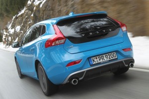Volvo V40 R-Design in der Heckansicht