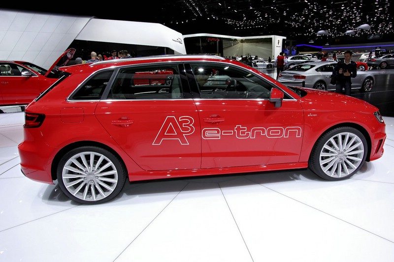 Audi A3 Sportback E-Tron auf der 2013-er Genfer Automesse