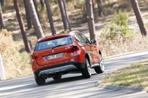 Die Heckpartie des BMW X1 xDrive 1.8d