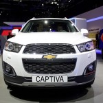 Der Kühlergrill des Chevrolet Captiva