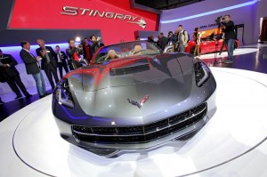 Präsentation des Corvette Stingray Cabriolet auf Genfer Autosalon 2013