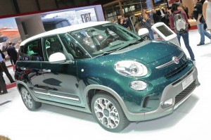 die Vorstellung des Fiat 500L Trekking auf dem Genfer Autosalon 2013