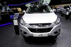 Modellgepflegter Hyundai ix35 in der Frontansicht